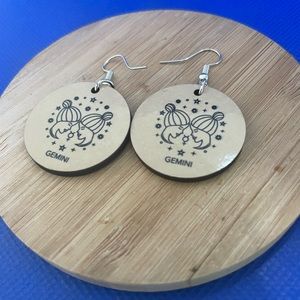 Gemini Zodiac Sign Earrings
